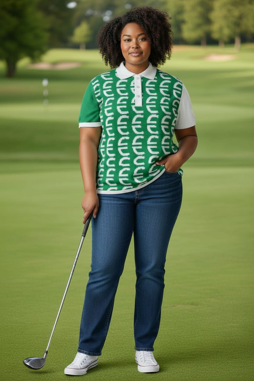 Knit Golf Tshirt - Image 3