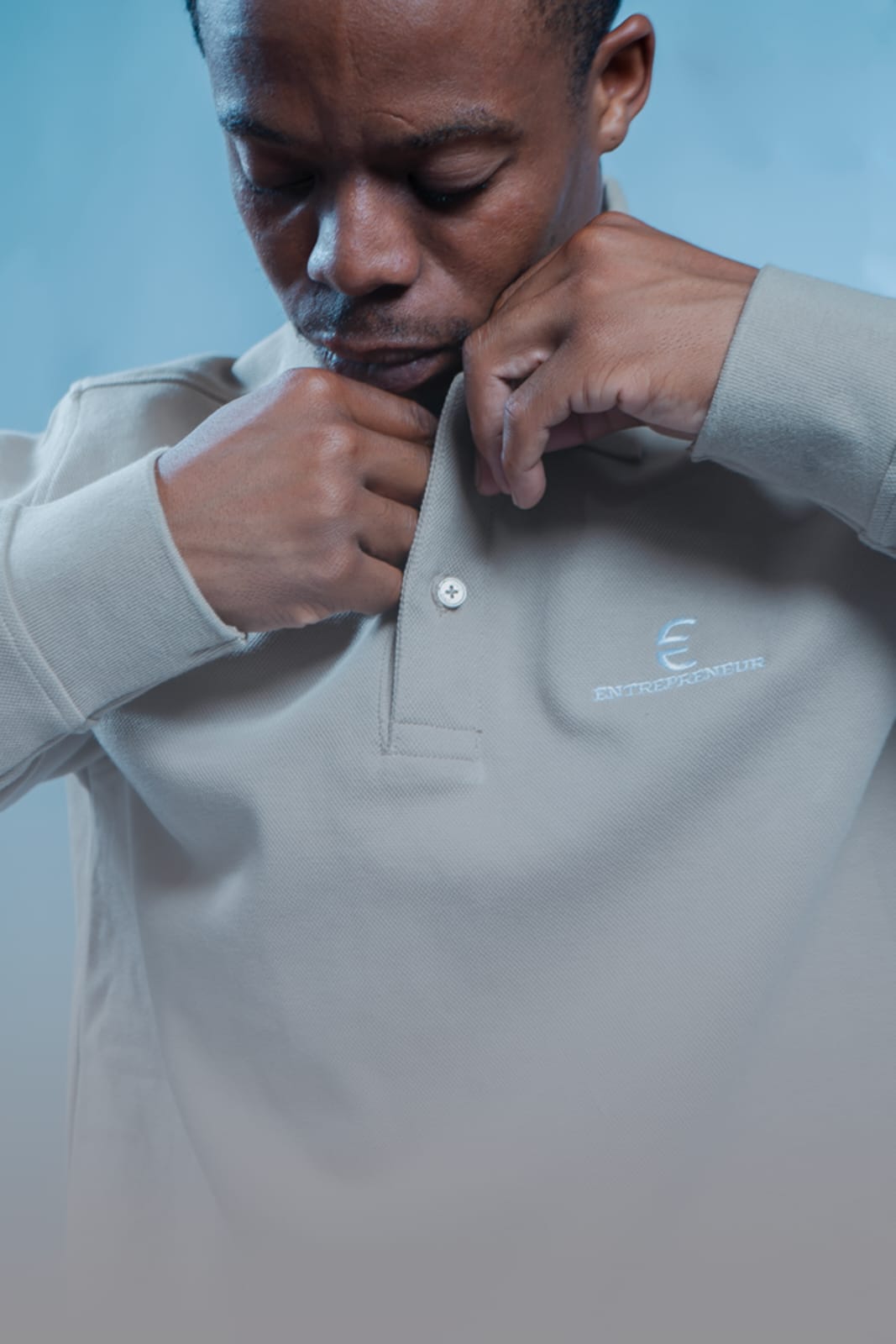 Entrepreneur Long Sleeve Golf T‑shirt – Moisture‑Wicking - Image 3