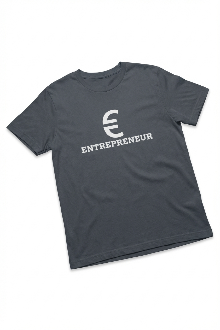 Premium Charcoal Crew Neck Tee